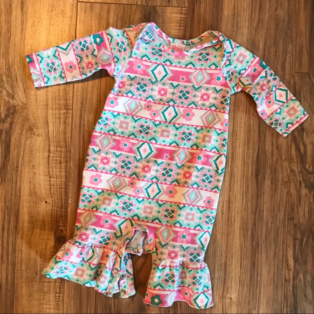RICRAC & RUFFLES FAIRISLE ROMPER